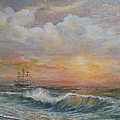 Sunlit  frigate