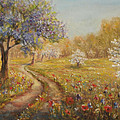Wild garden path