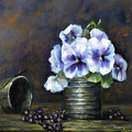 flowers,pansies still life